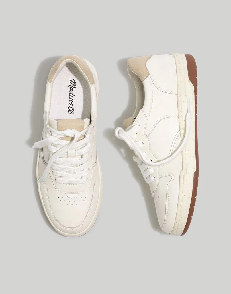 商品Madewell|Court Sneakers in White Leather,价格¥777,第1张图片