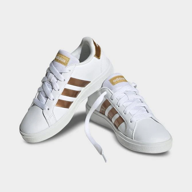 商品Adidas|Little Kids' adidas Grand Court 2.0 Casual Shoes,价格¥419,第2张图片详细描述