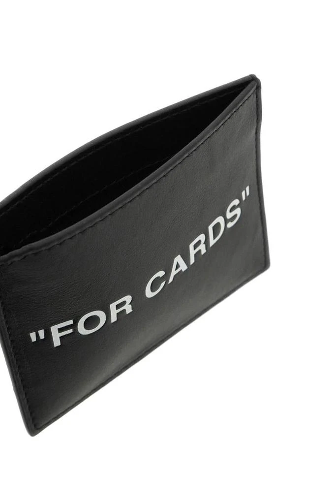 商品Off-White|Off-white leather cardholder,价格¥1128,第2张图片详细描述