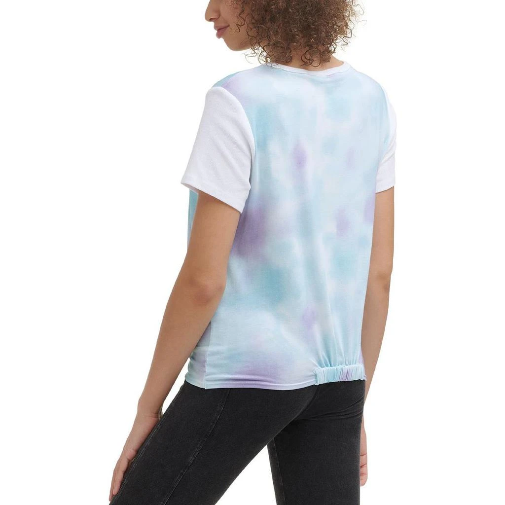 商品Tommy Hilfiger|Tommy Hilfiger Sport Womens Tie-Dye Crewneck T-Shirt,价格¥77,第2张图片详细描述