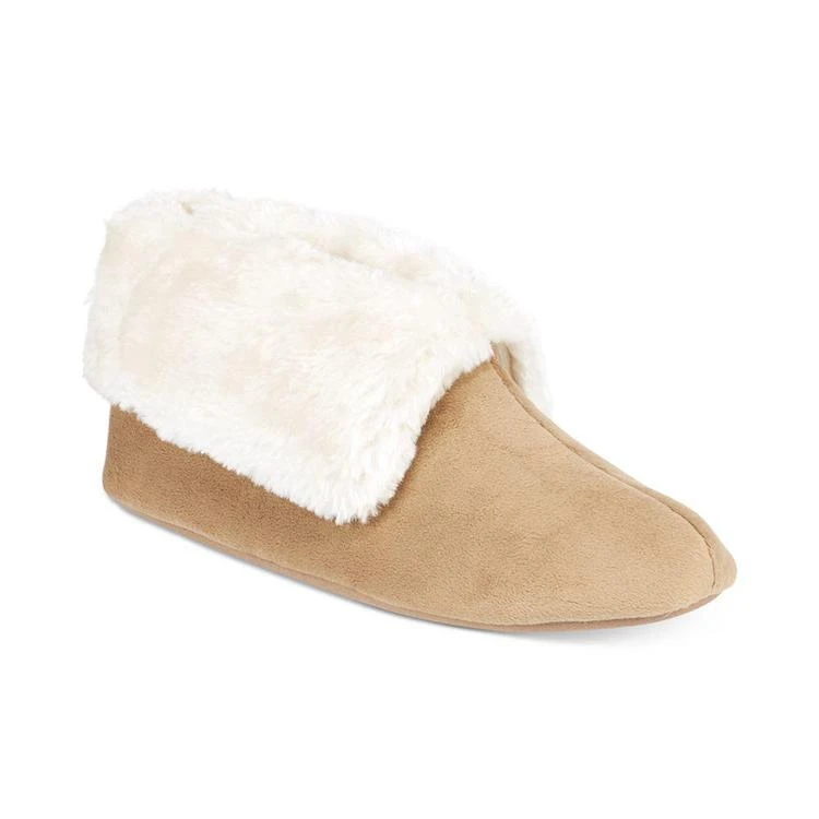 商品Charter Club|Microvelour Bootie Slipper with Memory Foam, Created for Macy's,价格¥66,第2张图片详细描述