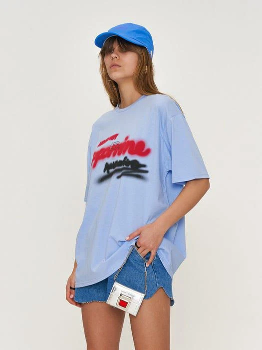 商品NORNOT|Regular Fit Dopamine T-Shirt Blue,价格¥797,第5张图片详细描述
