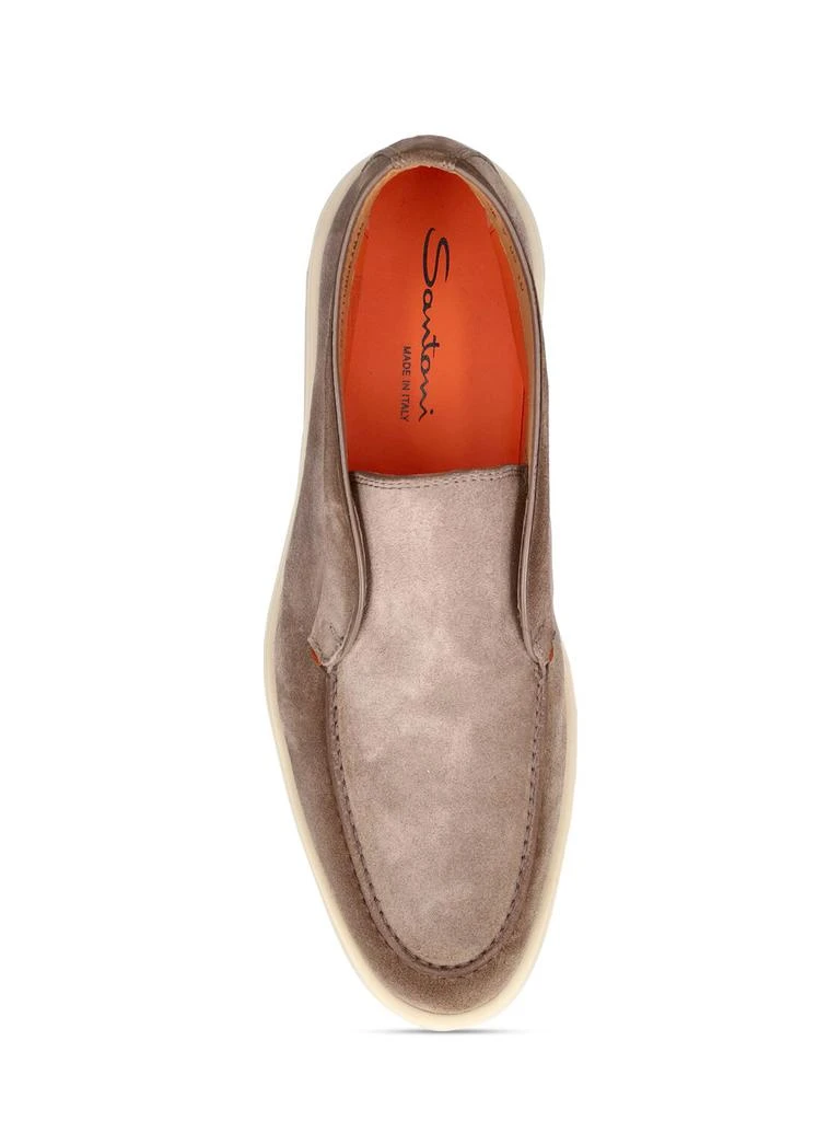 商品Santoni|Suede Desert Shoes,价格¥2384,第5张�图片详细描述