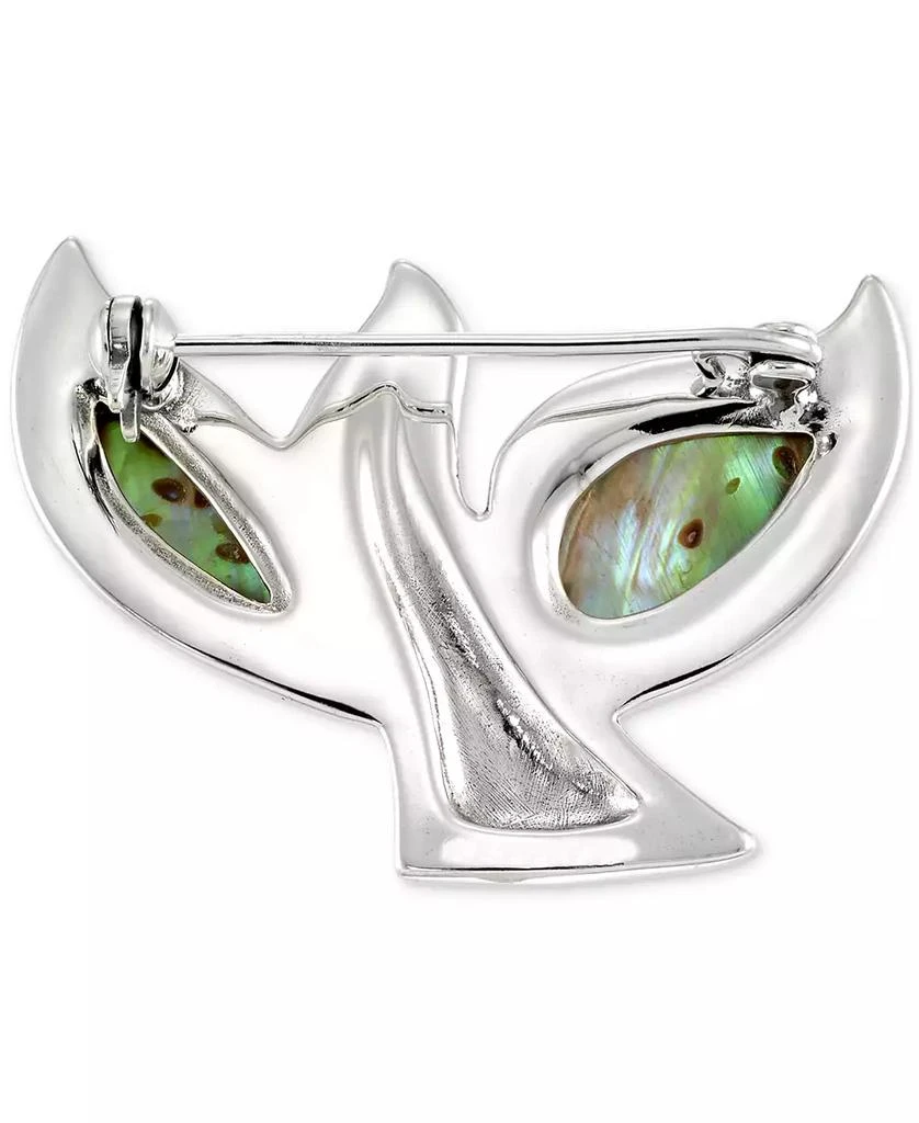 商品Macy's|Abalone & Marcasite (1/3 ct. t.w.) Dove Pin in Sterling Silver,价格¥2122,第3张图片详细描述