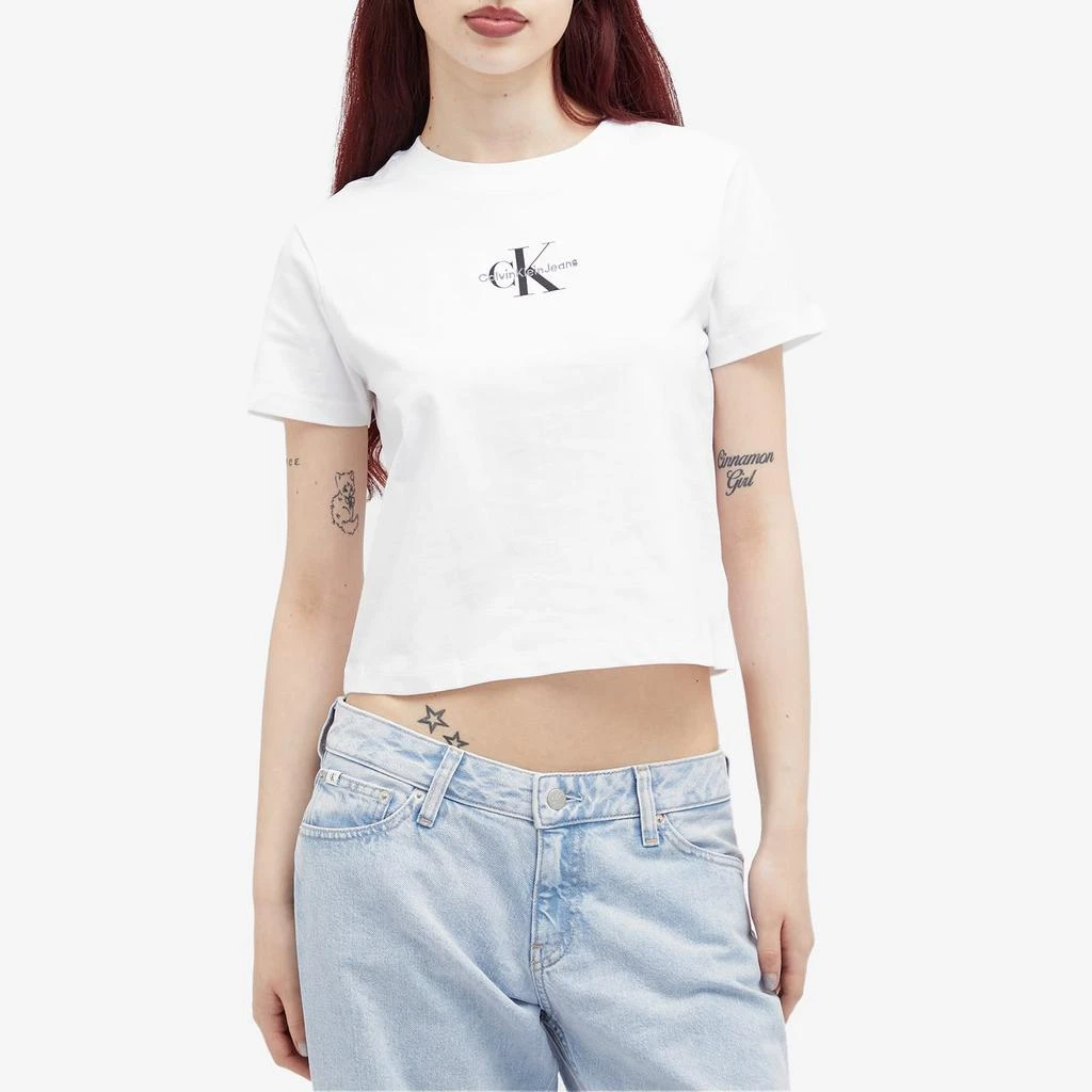 商品Calvin Klein|Calvin Klein Monologo Baby T-Shirt,价格¥168,第2张图片详细描述