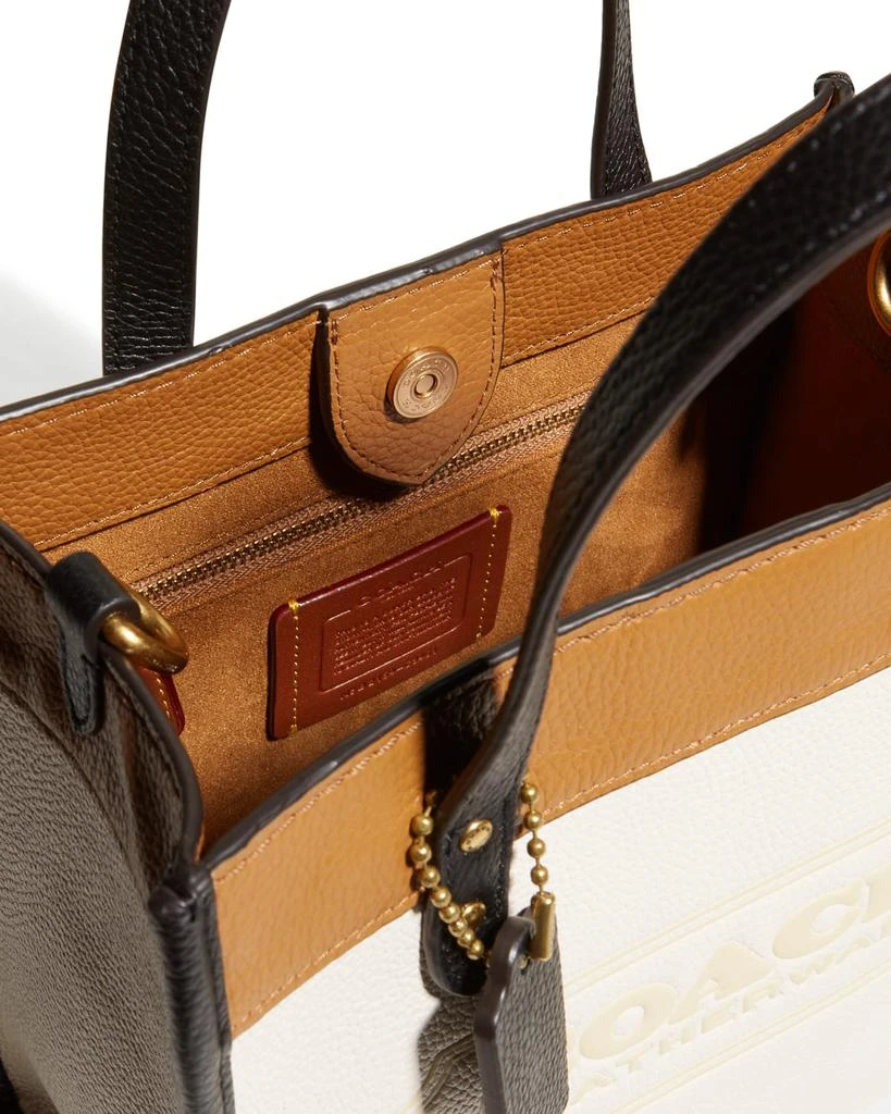 商品Coach|Field 22 Colorblock Leather Logo Badge Tote Bag,价格¥3099,第3张图片详细描述