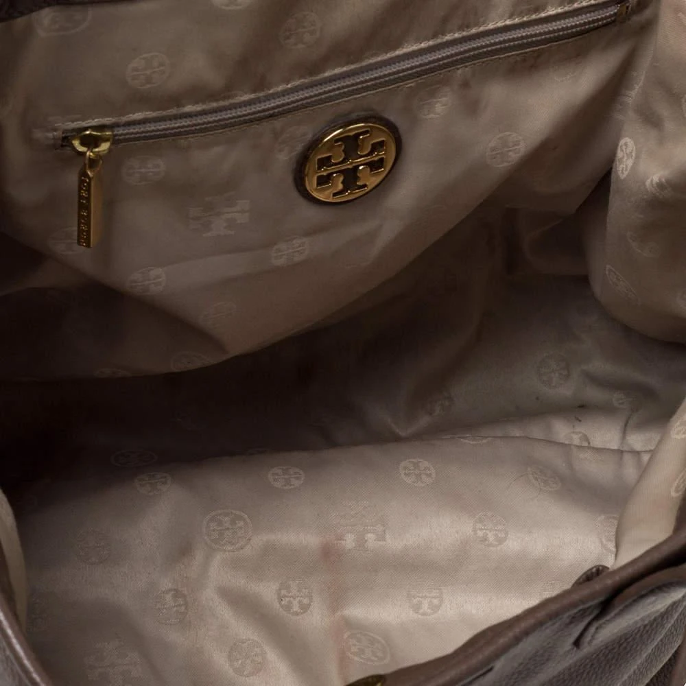 Tory Burch Brown/Beige Leather Shopper Tote 商品