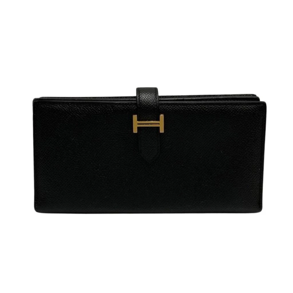 商品[二手商品] Hermes|Hermès Béarn  Leather Wallet  (Pre-Owned),价格¥18353,第1张图片