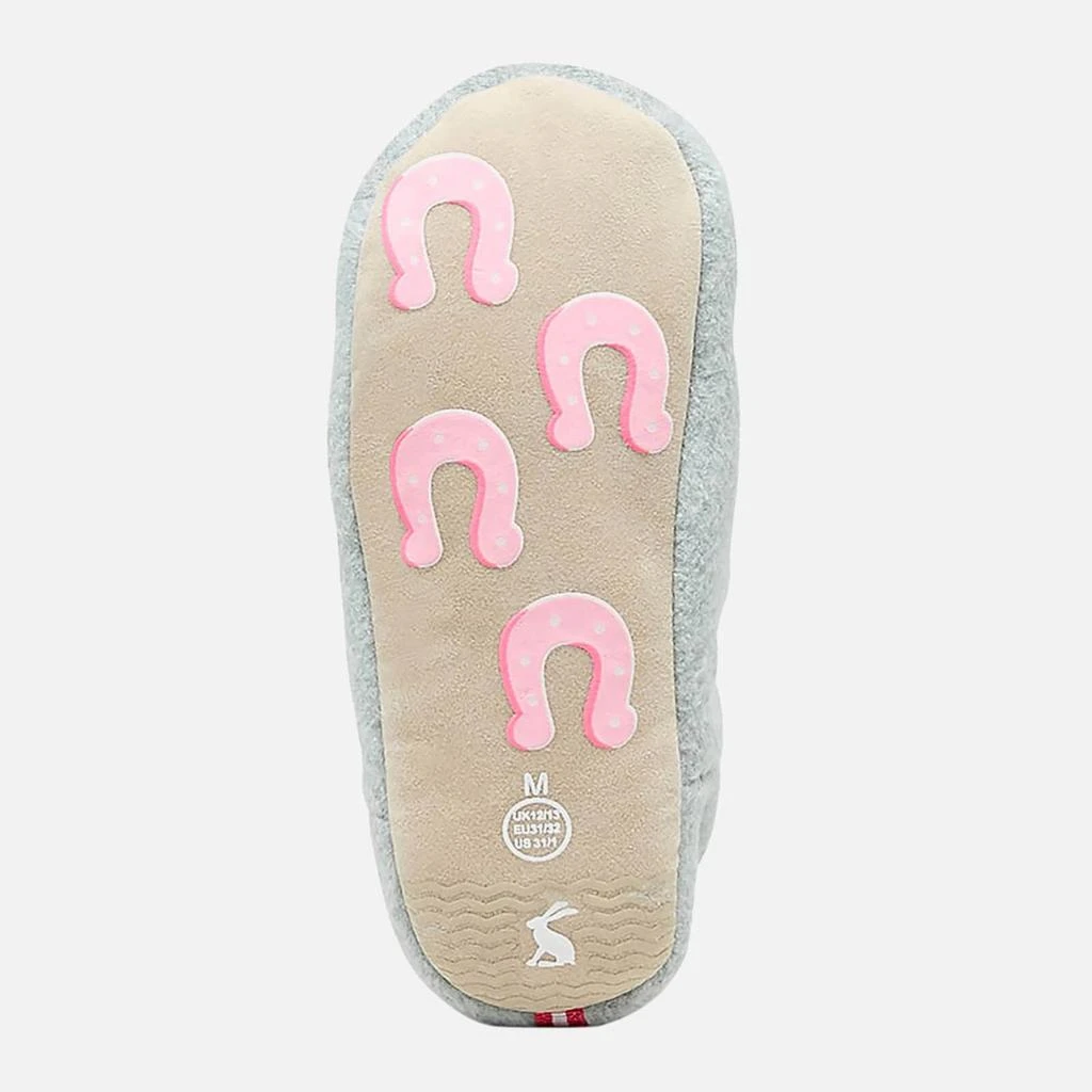 商品Joules|Joules Girls' Rainbow Horse Slippers - Grey,价格¥80,第5张图片详细描述