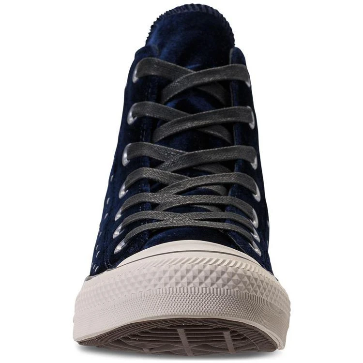 商品Converse|Women's Chuck Taylor Hi Velvet Stud Casual Sneakers from Finish Line,价格¥445,第3张图片详细描述