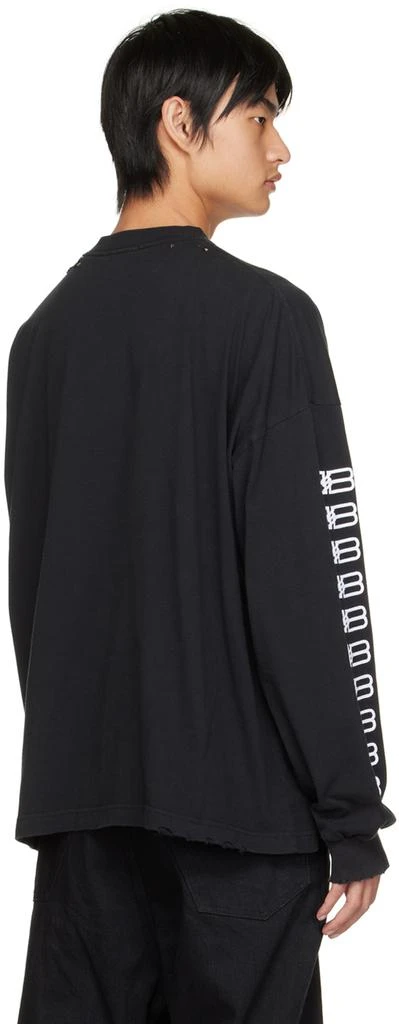 商品Balenciaga|Black BB Paris Icon Long Sleeve T-Shirt,价格¥8711,第3张图片详细描述