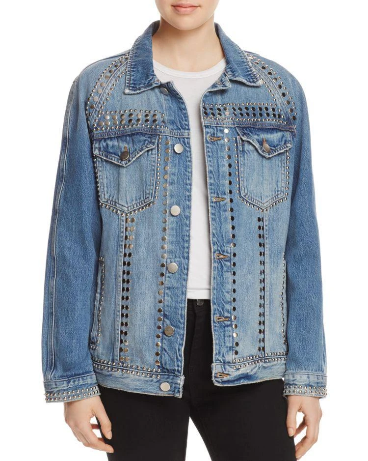 商品FRAME|Le Studded Denim Jacket,价格¥1888,第1张图片