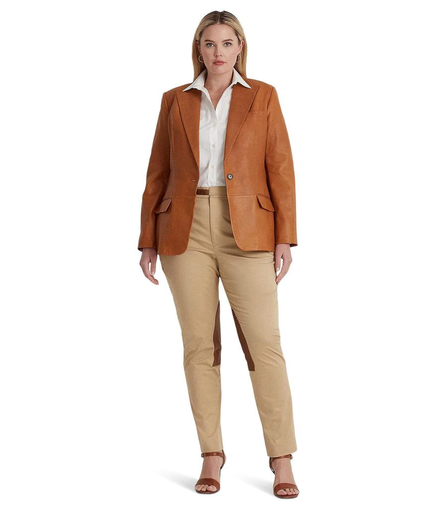 商品Ralph Lauren|Plus Size Double-Breasted Twill Blazer,价格¥2194,第4张图片详细描述