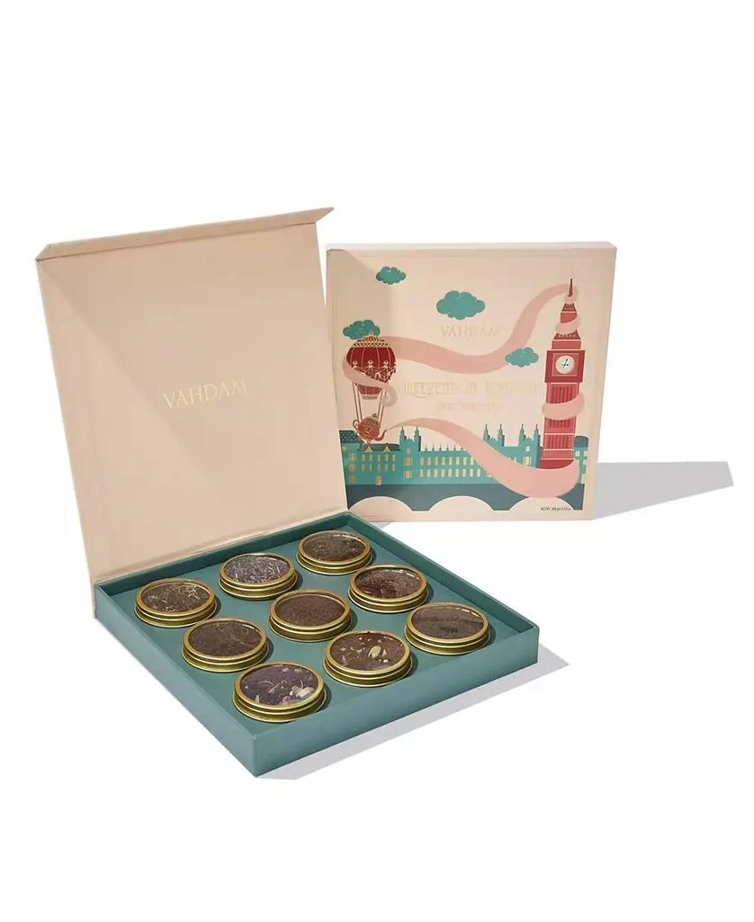 商品Vahdam Teas|Weekend in London Gift Set - 9 Loose Leaf Teas,价格¥298,第1张图片