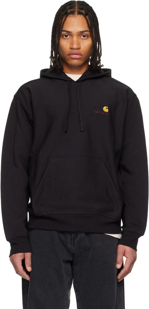 Black American Script Hoodie image 2