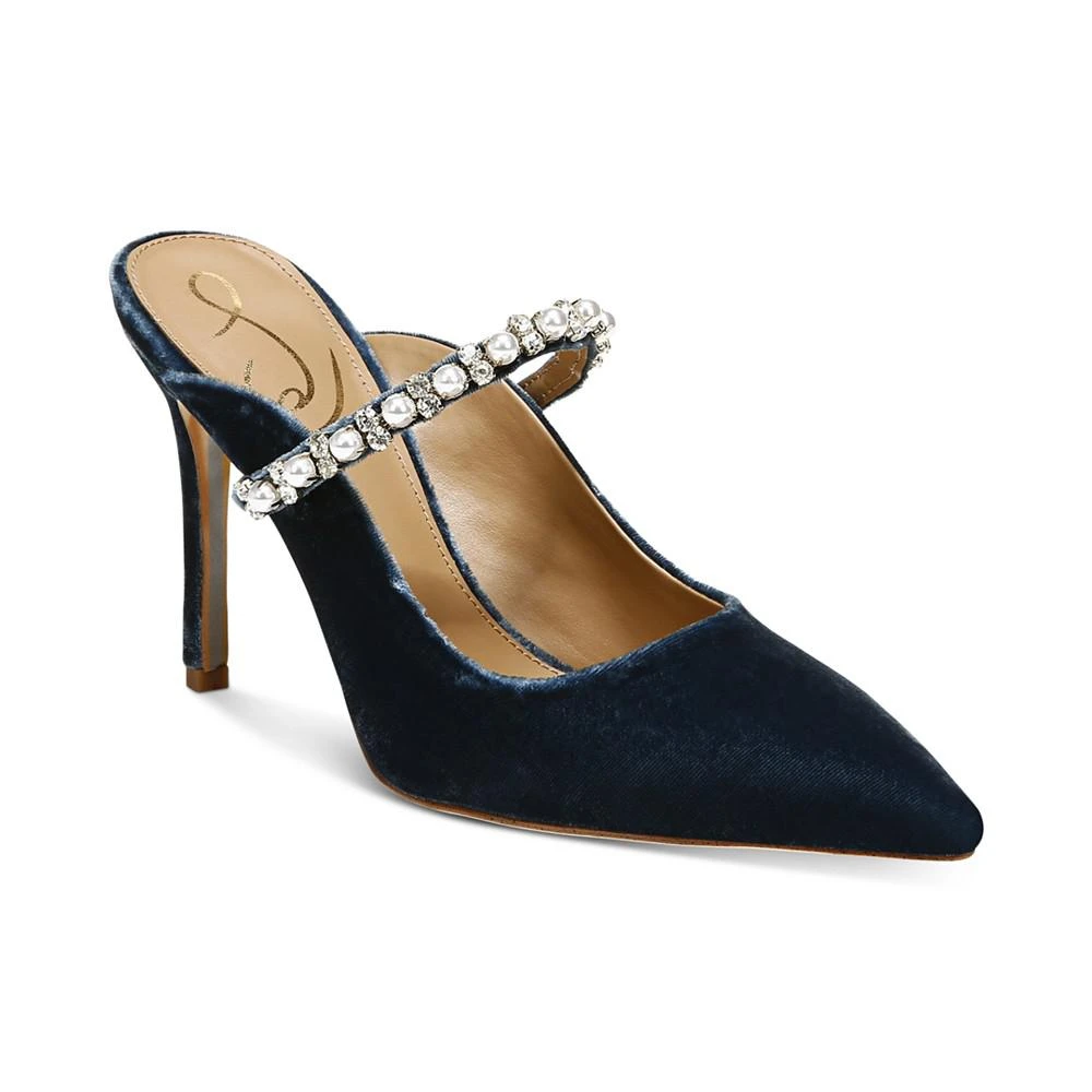 商品Sam Edelman|Women's Hyland Embellished Evening Mules,价格¥476,第1张图片