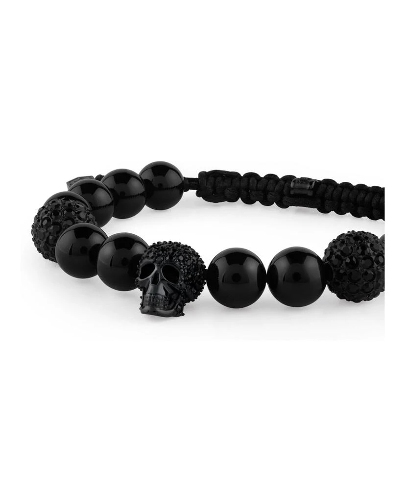 商品Philipp Plein|Plein Elite Crystal Onyx Beads Bracelet,价格¥1226,第2张图片详细描述