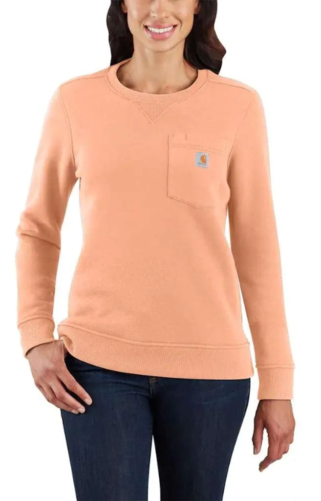 商品Carhartt|(103925) Clarksburg Pocket Crewneck - Sunset,价格¥124,第1张图片