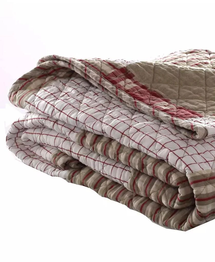 商品Eddie Bauer|Camano Island Plaid Cotton Quilted Throw, 60" x 50",价格¥579,第2张图片详细描述