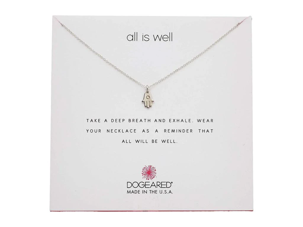 商品Dogeared|All is Well Hamsa Reminder Necklace,价格¥423,第1张图片