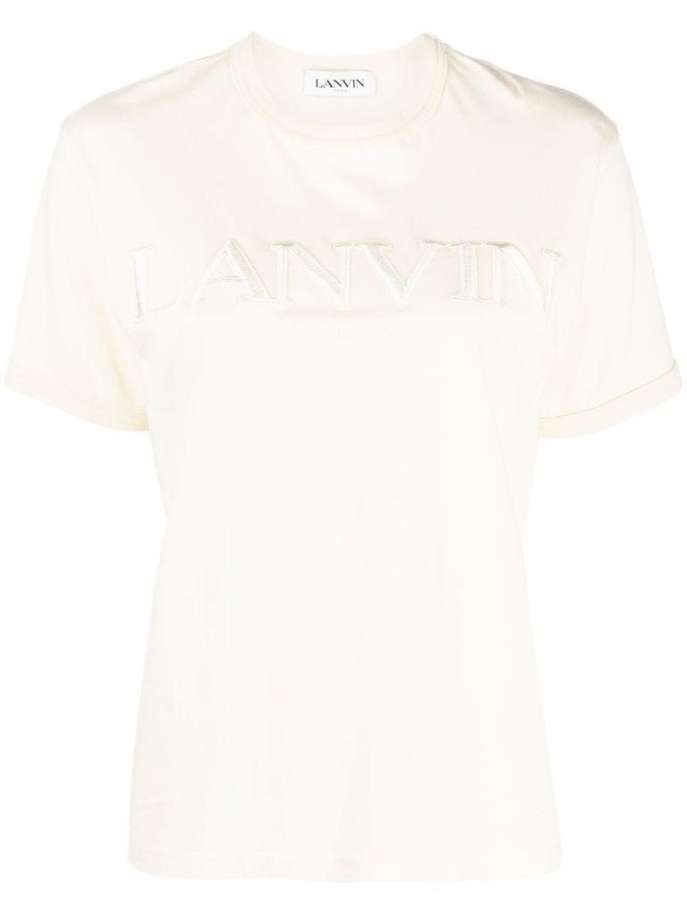 商品Lanvin|Lanvin Women's  Beige Cotton T Shirt,价格¥2418,第1张图片