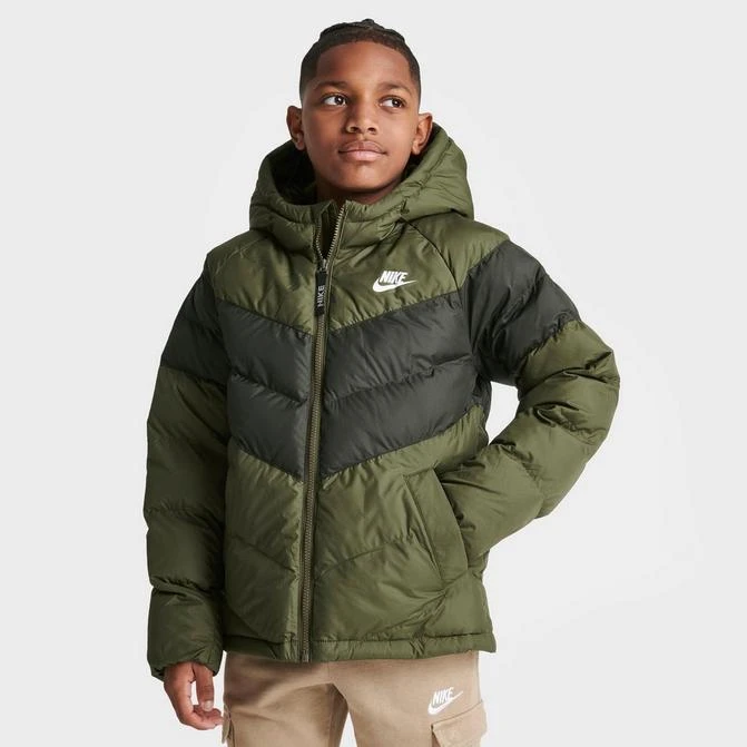 商品NIKE|Kids' Nike Synthetic Fill Hooded Puffer Jacket,价格¥371,第1张图片