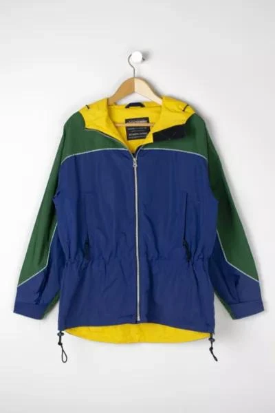 商品Urban Outfitters|Vintage Y2k Green & Blue Colorblock Jacket,价格¥371,第1张图片