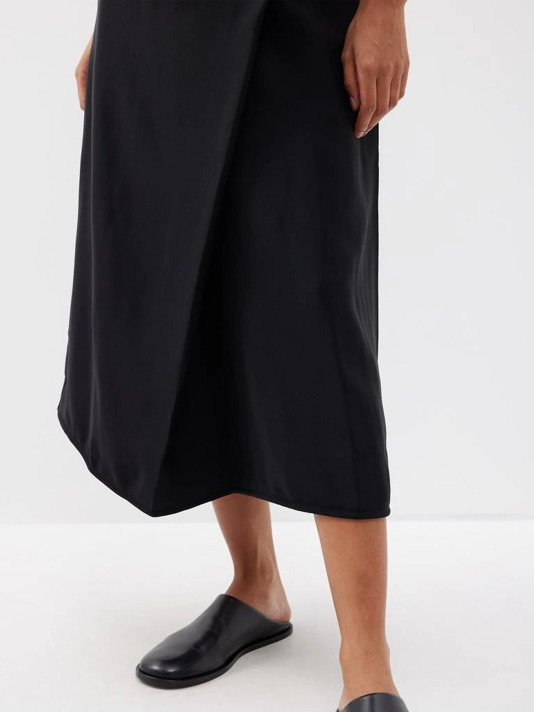 商品Studio Nicholson|Eyre asymmetric twill wrap skirt,价格¥929,第3张图片详细描述