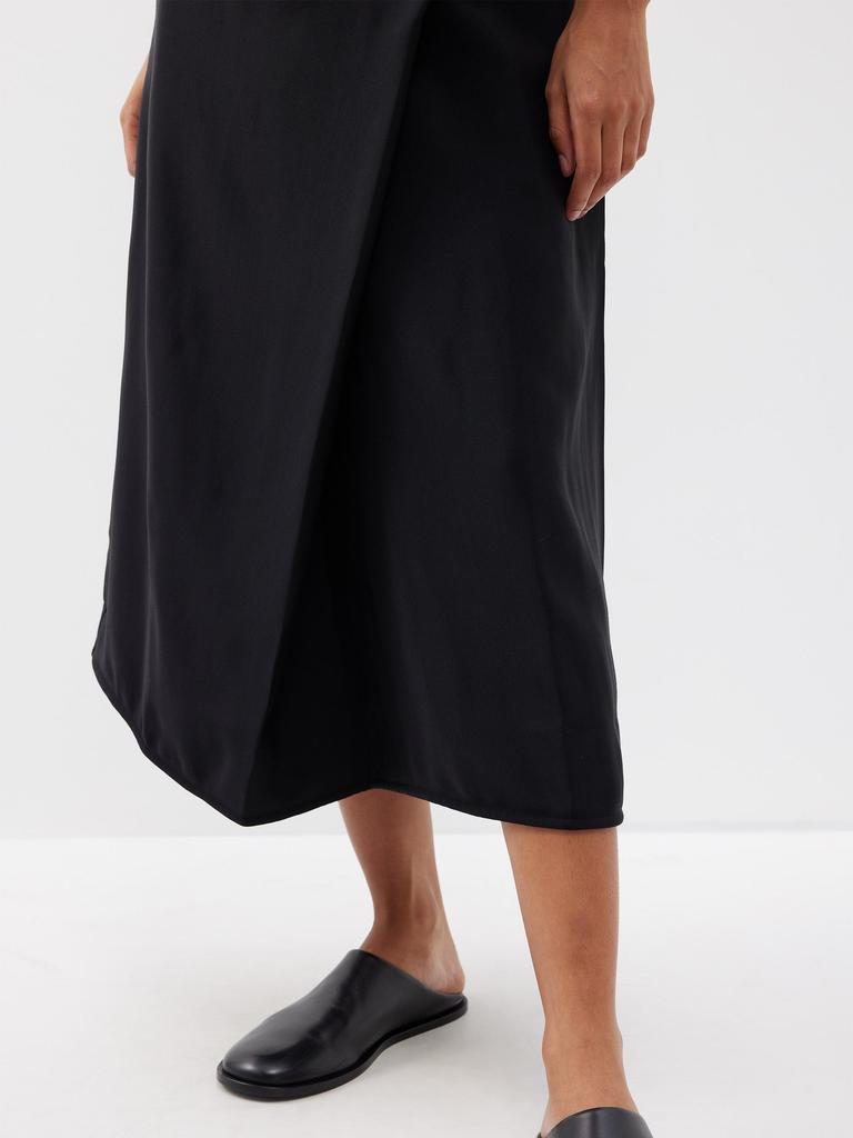 商品Studio Nicholson|Eyre asymmetric twill wrap skirt,价格¥2908,第3张图片详细描述