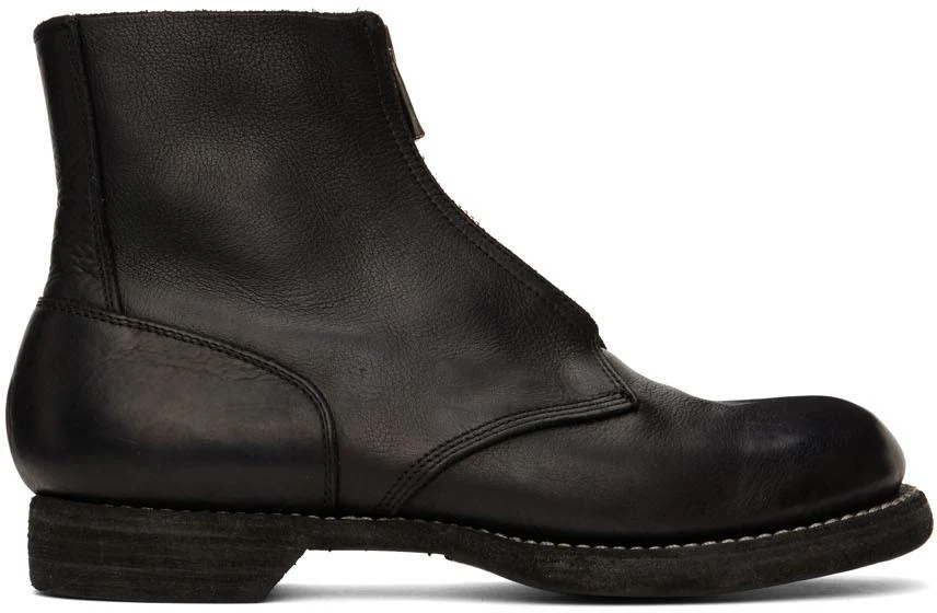 商品guidi|Black Army Lace-Up Boots,价格¥7014,第1张图片
