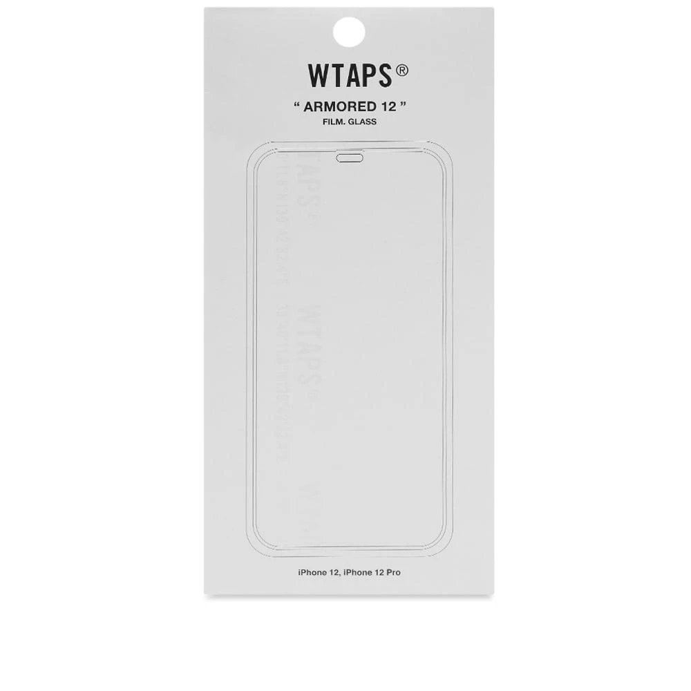 商品Wtaps|WTAPS iPhone 12 Pro Logo Protection Glass,价格¥120,第1张图片
