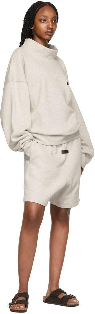 商品Essentials|Off-White Mock Neck Sweatshirt,价格¥602,第6张图片详细描述