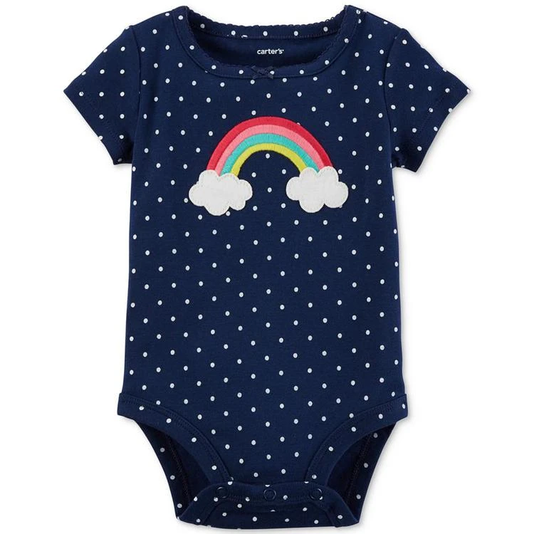 商品Carter's|Dot-Print Rainbow Cotton Bodysuit, Baby Girls,价格¥27,第1张图片
