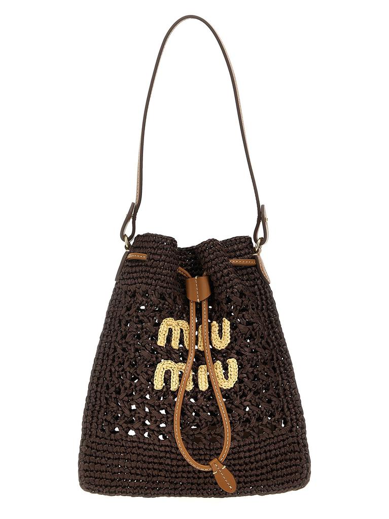 ☆送料・関税込☆MIUMIU★Woven Fabric Mini Bag★ Miu Miu Woven Fabric Mini-Bag | RADPRESENT