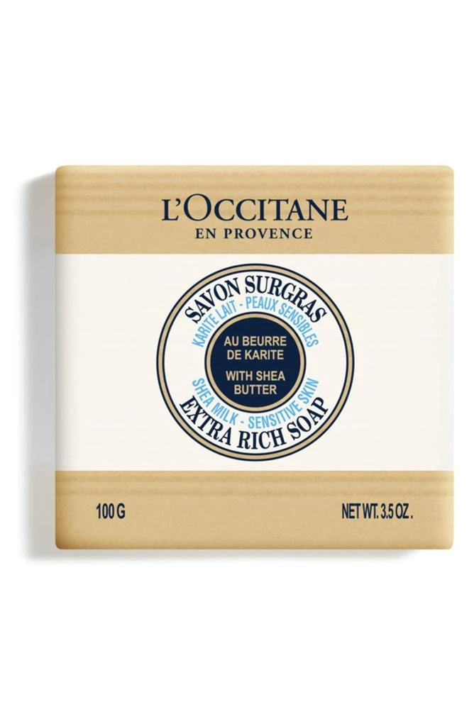 商品L'Occitane|Shea Milk Sensitive Skin Extra Rich Soap,价格¥76,第1张图片