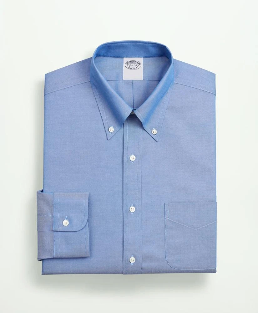 商品Brooks Brothers|Stretch Supima® Cotton Non-Iron Pinpoint Oxford Button-Down Collar Dress Shirt,价格¥877,第4张图片详细描述