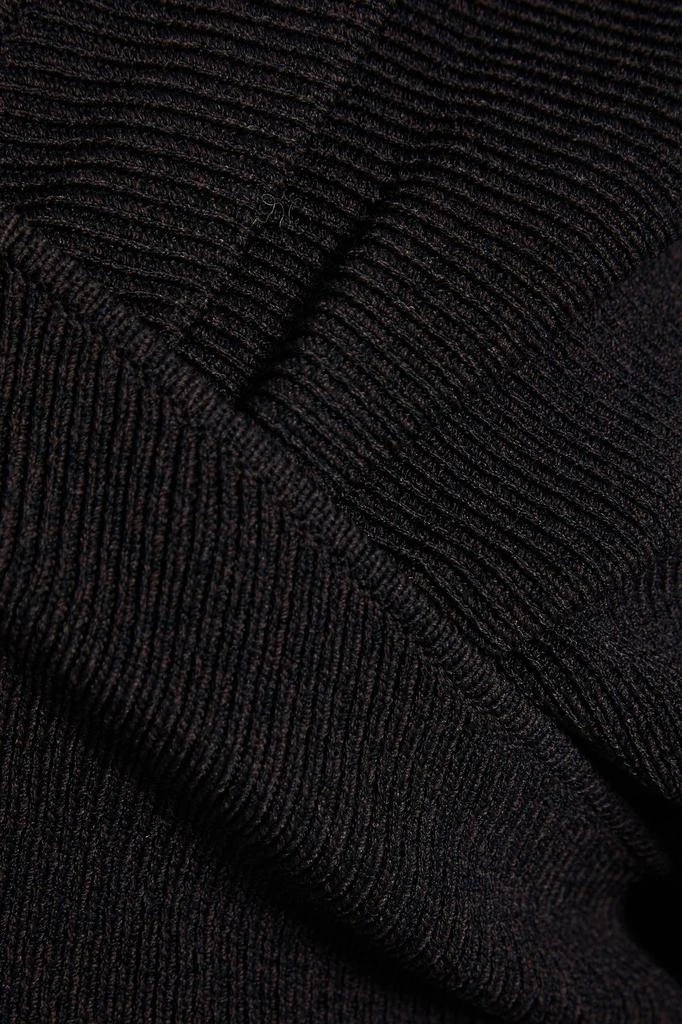商品Ganni|Layered draped knitted mini dress,价格¥995,第2张图片详细描述