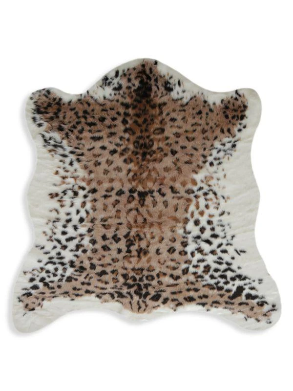商品Luxe Faux Fur|Leopard Print Faux Fur Rug,价格¥709,第4张图片详细描述