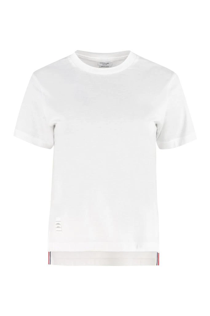 商品Thom Browne|Thom Browne Logo Patch Crewneck T-Shirt,价格¥1219-¥1499,第4张图片详细描述