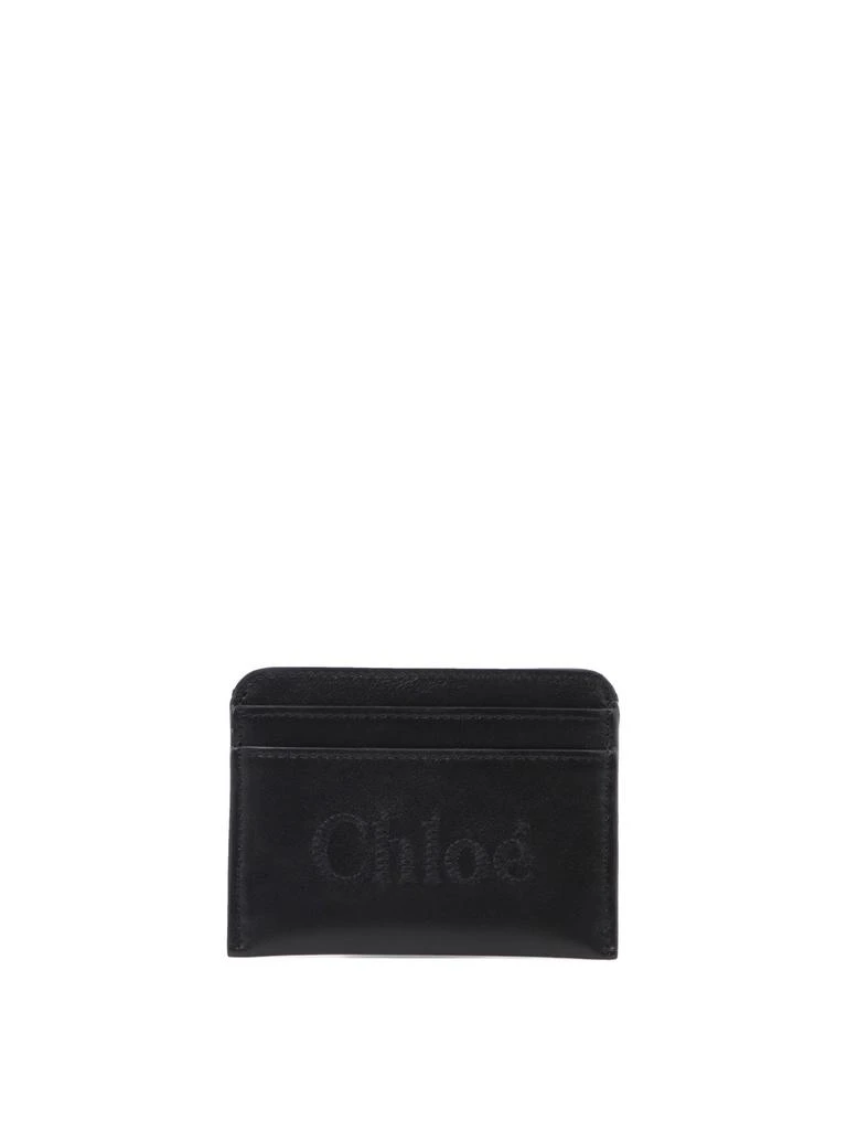 商品Chloé|Sense Wallets & Card Holders Black,价格¥1117,第1张图片