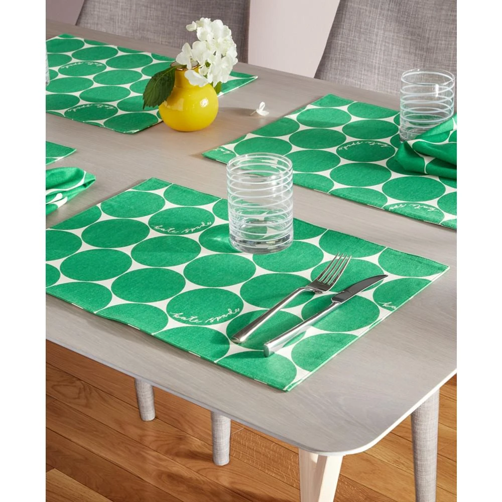 商品Kate Spade|Joy Dot Reversible Placemats 4 Pack Set,价格¥344,第3张图片详细描述