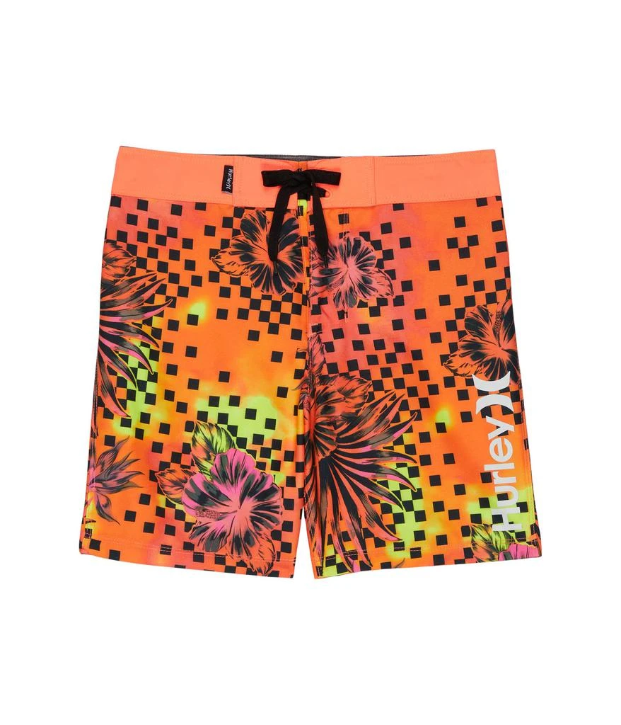 商品Hurley|Floral Checkered Boardshorts (Little Kids),价格¥266,第1张图片