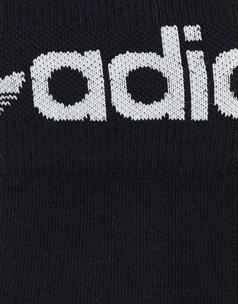 商品Adidas|adidas Originals 3 pack fold cuff crew socks in black,价格¥83,第4张图片详细描述
