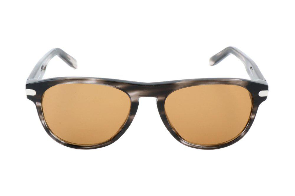 Salvatore Ferragamo Eyewear Round Frame Sunglasses商品第1张图片规格展示