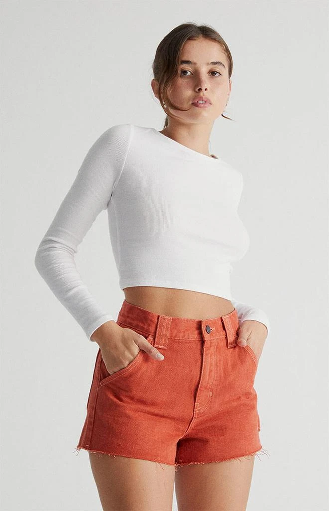 商品PacSun|Red Utility Cargo Shorts,价格¥110,第1张图片