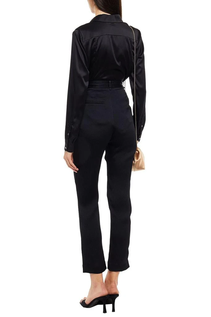 商品ROLAND MOURET|Biltmore pleated hammered silk-blend satin straight-leg pants,价格¥1673,第1张图片