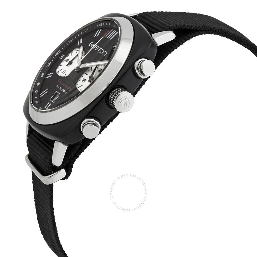商品Briston|Clubmaster Chronograph Quartz Black Dial Men's Watch 17142.SA.BS.1.NB,价格¥2802,第2张图片详细描述