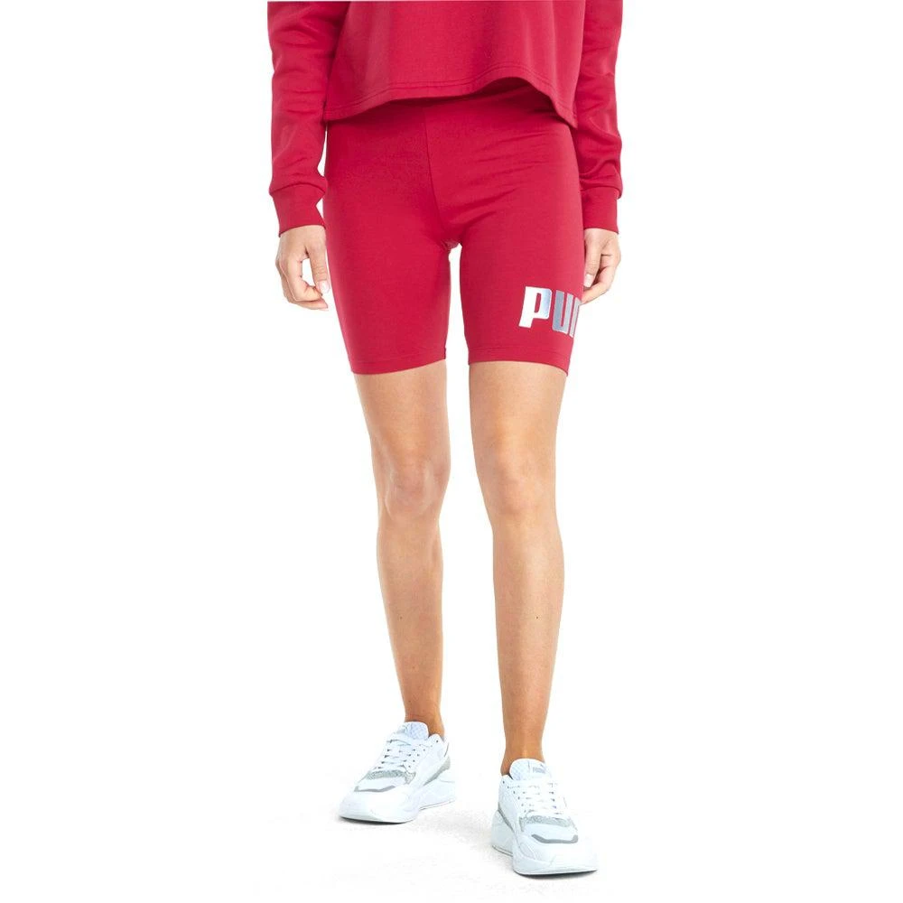 商品Puma|Essentials+ Metallic High Waisted Short Leggings,价格¥99,第1张图片