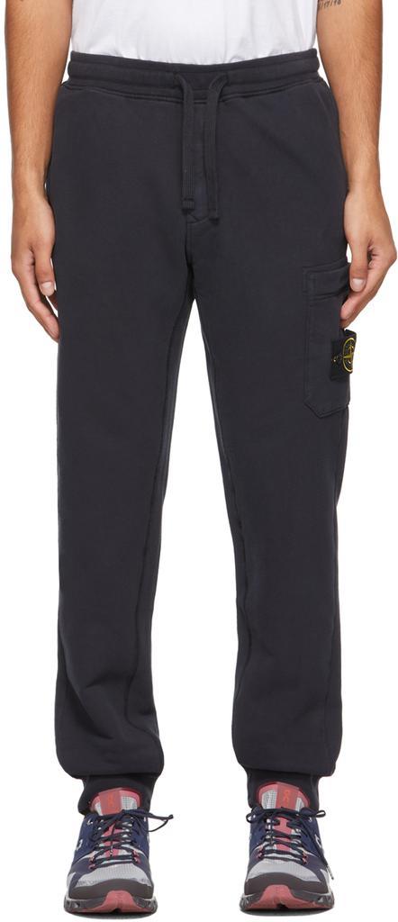 商品Stone Island|Navy French Terry Lounge Pants,价格¥1951,第1张图片