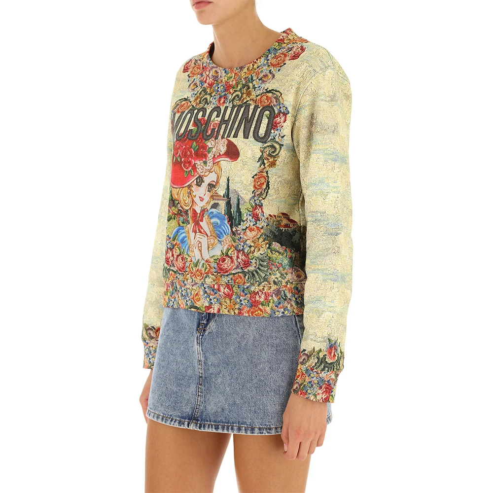 MOSCHINO 女士印花圆领卫衣 A1716-5427-2888 商品